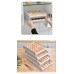 30-Grid Stackable Egg Storage Tray Organizer Shelf - 2 Pack